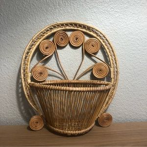 Boho vintage  wall planter baskets